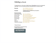 Tablet Screenshot of bonniercarlsen.limetta.net